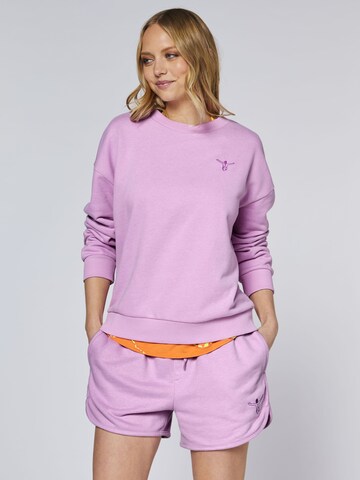 CHIEMSEE Sweatshirt in Lila: Vorderseite