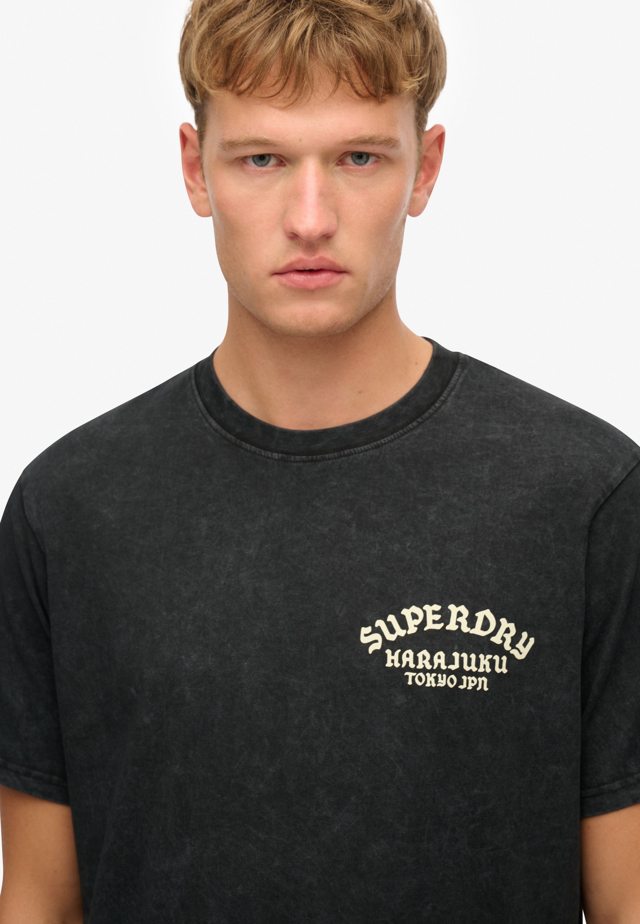 T-Shirt 'Neo Trad' Superdry en noir