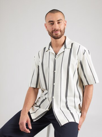 Only & Sons Comfort Fit Риза 'ONSSTEPAN' в бяло: отпред