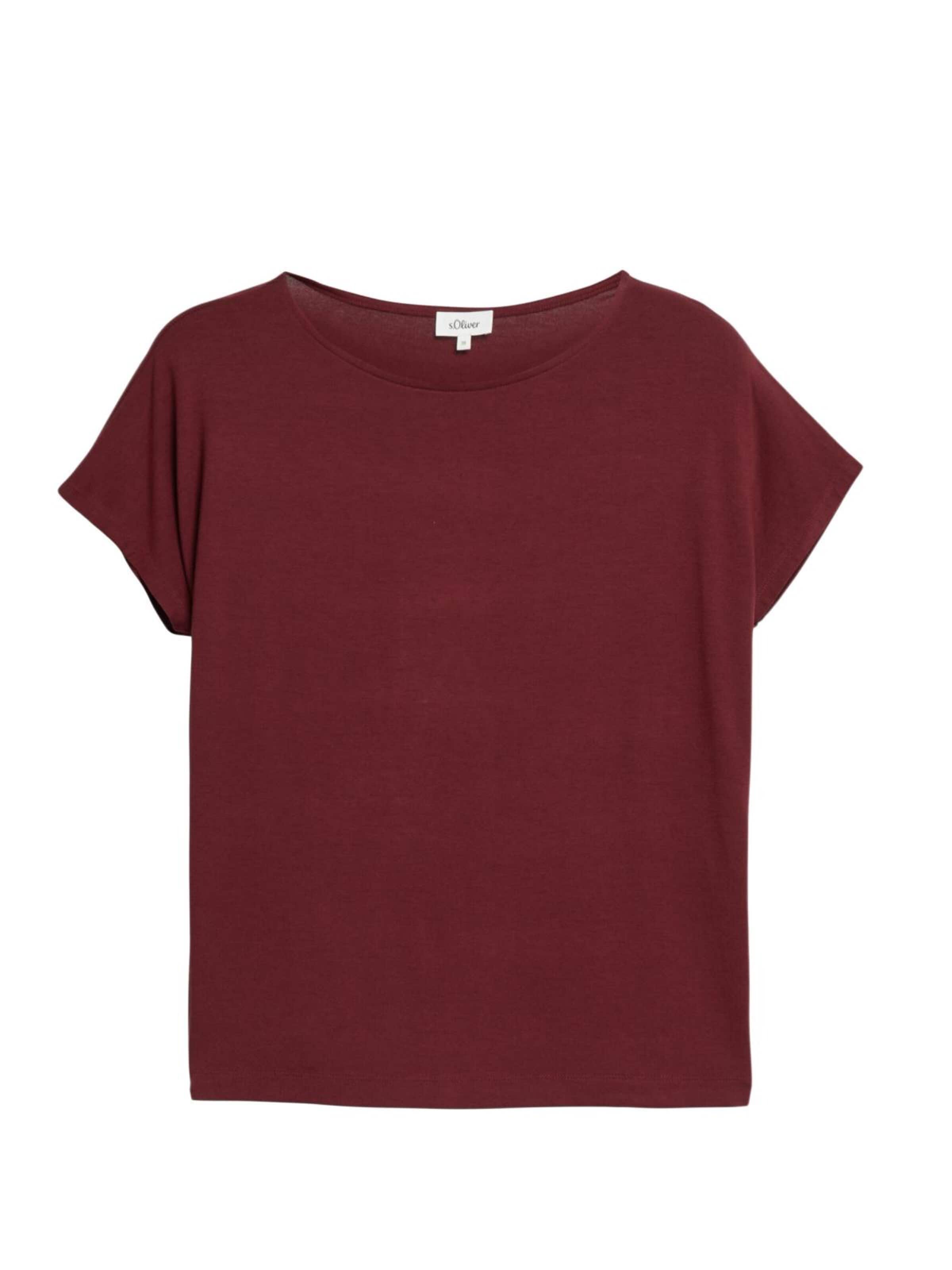 s.Oliver Shirt 's.Oliver - Dames t-shirt' in Red: front