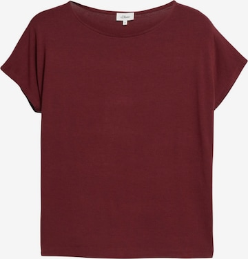 s.Oliver Shirt 's.Oliver - Dames t-shirt' in Red: front