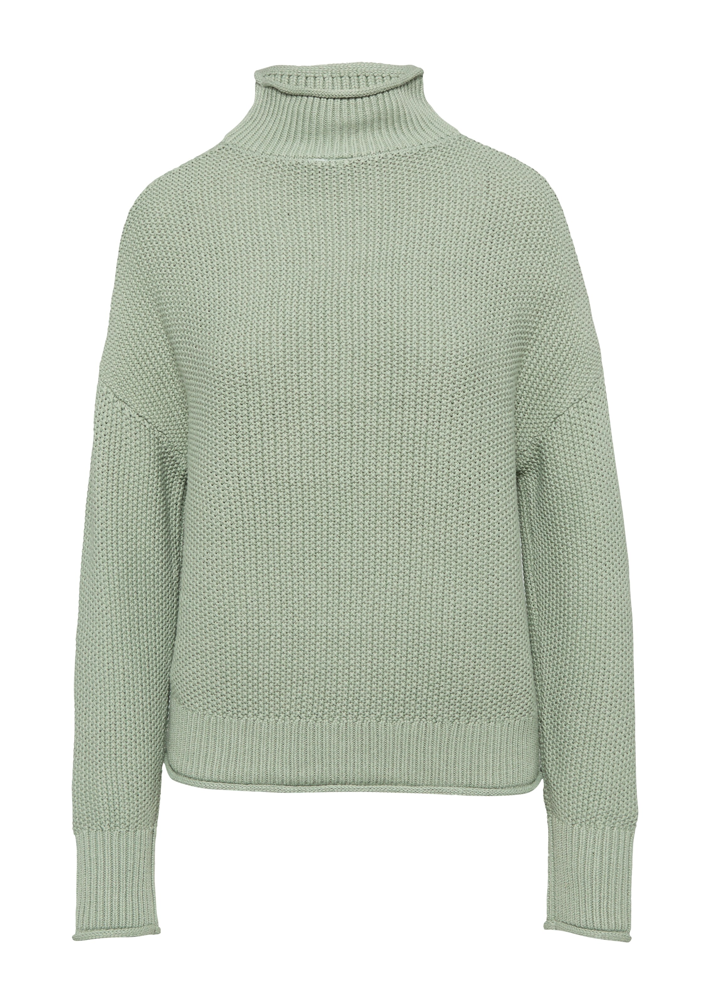 QS Pullover in Grün: Vorderseite