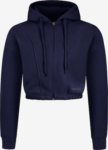 Veste de survêtement 'Elma' Smilodox en bleu : devant