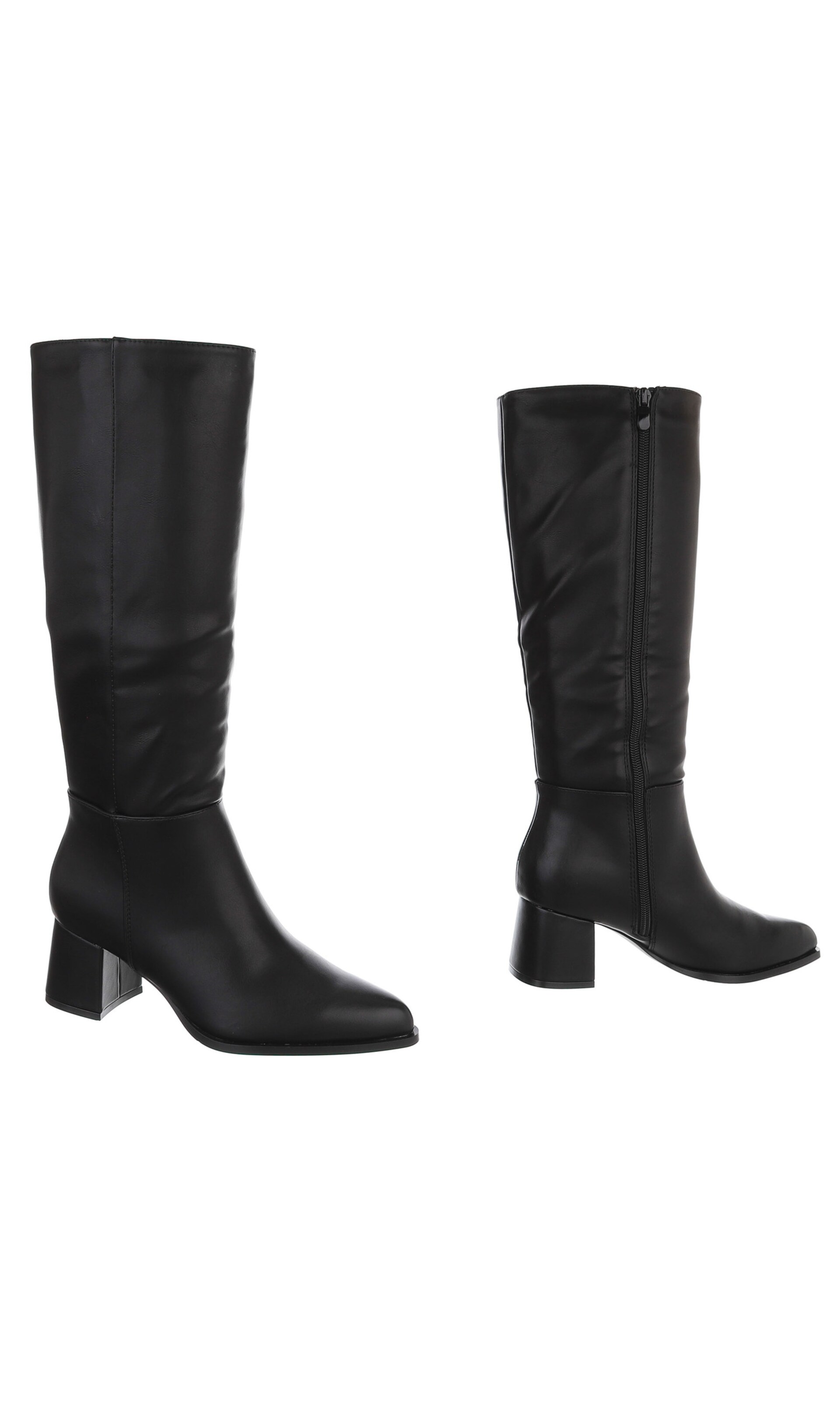 Ital-Design Stiefel in Schwarz