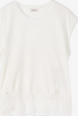 T-shirt oltre en blanc : devant