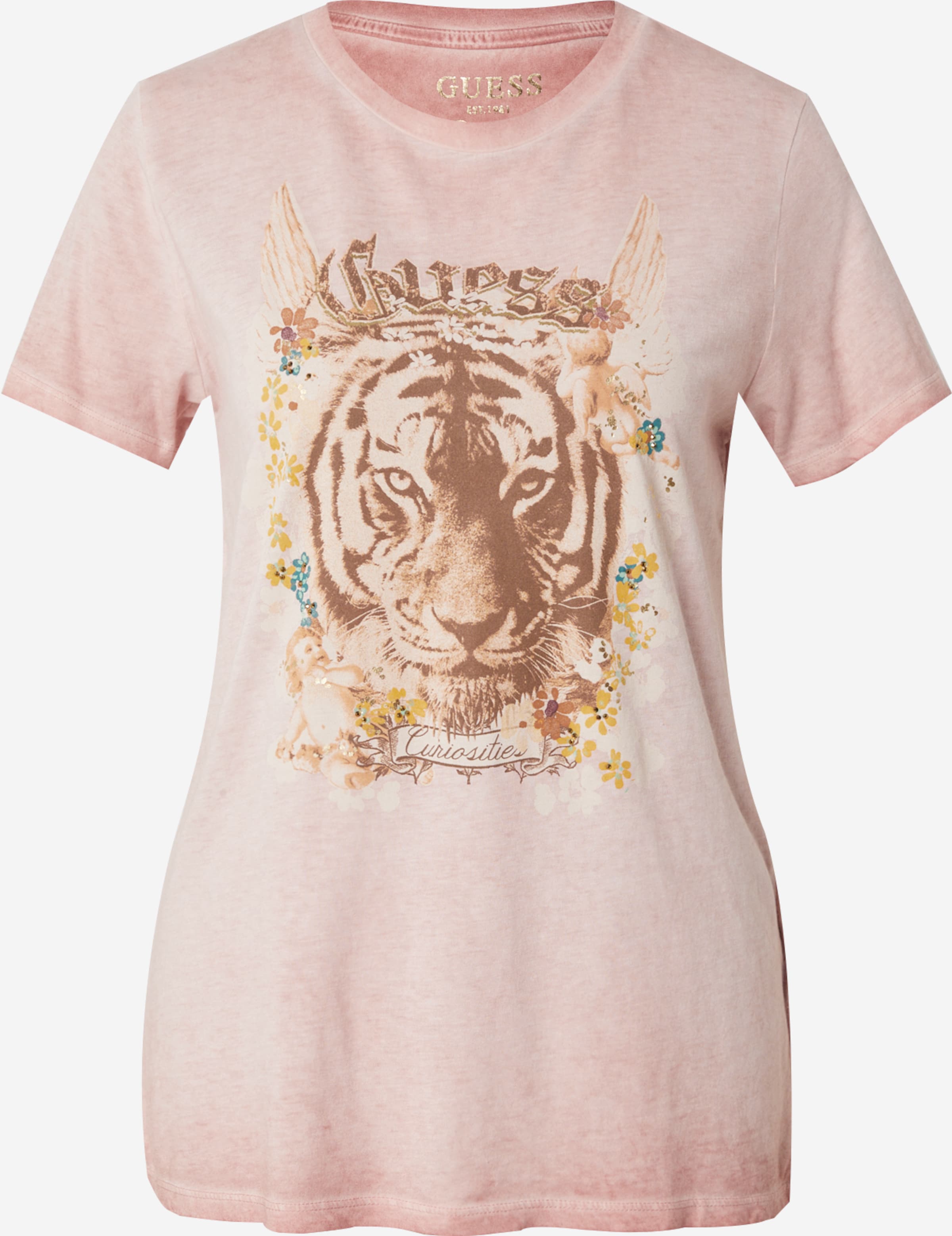 GUESS Shirt TIGER in Rose ABOUT YOU