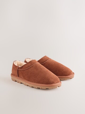 Pantoufle Next en marron