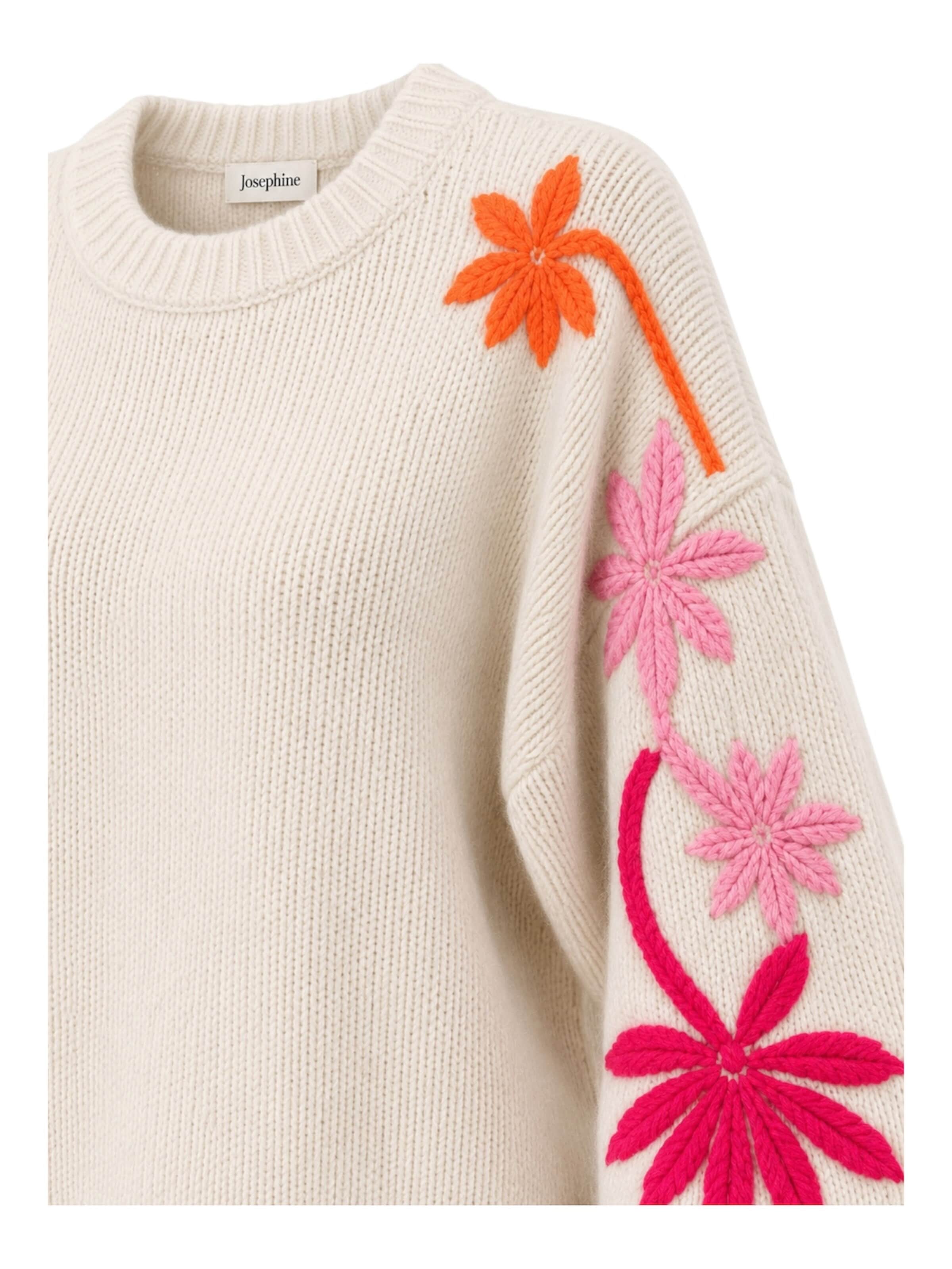 Josephine Label Tröja 'Camisola Flower' i beige