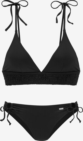 BUFFALO Triangle Bikini in Black: front