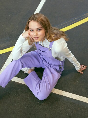 LMTD Regular Overalls 'Colizza' in Purple: front