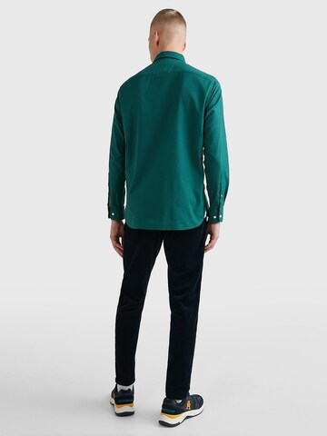 TOMMY HILFIGER Slim fit Overhemd in Groen