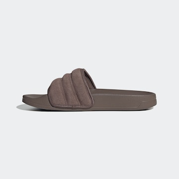 Zoccoletto 'Adilette Noshower' di ADIDAS SPORTSWEAR in marrone: frontale