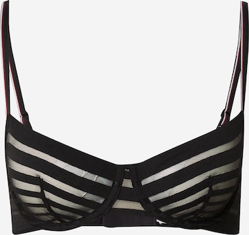 Tommy Hilfiger Underwear - Balconette Soutien em preto: frente