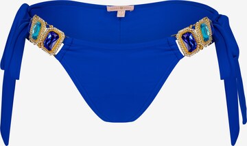 Moda Minx Bikini Bottoms 'Boujee' in Blue: front