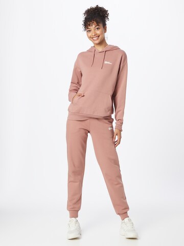 JACK WOLFSKIN Tapered Sportsbukser i pink