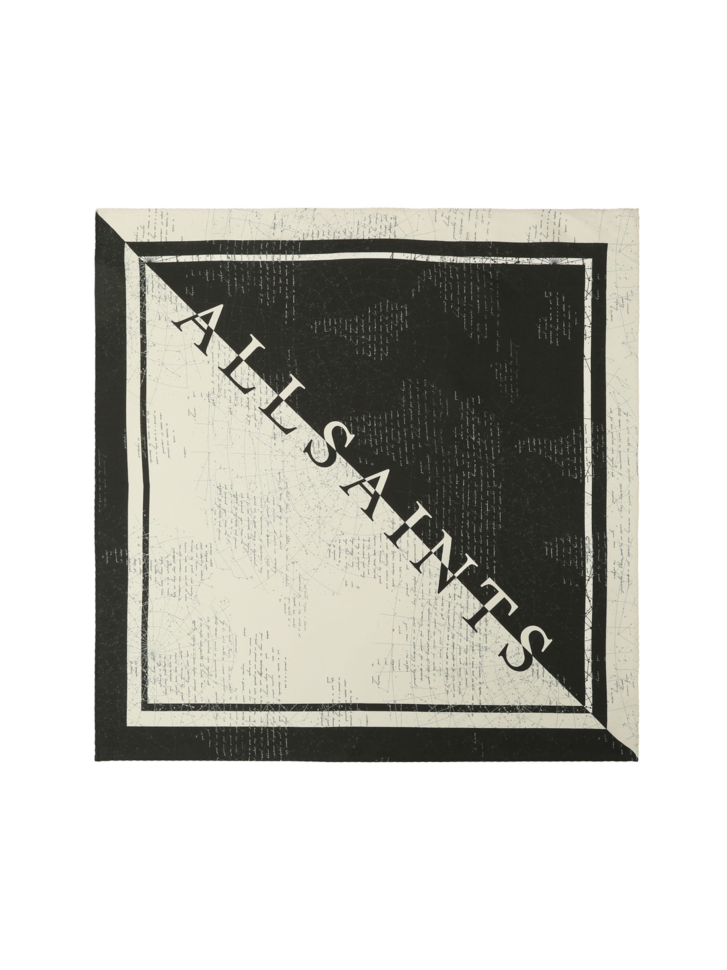 AllSaints Μπαντάνα σε μπεζ: μπροστά