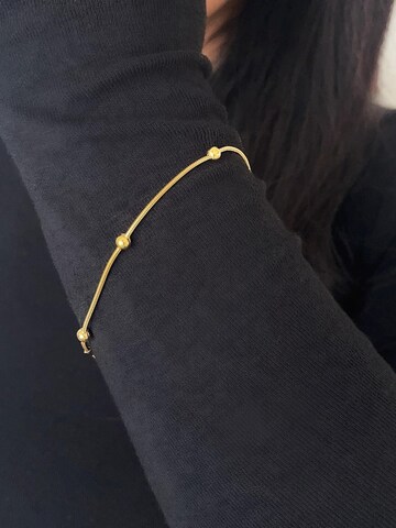 Pure Schmuck Armband 'Ball Harmony'‌‌‌‌‌‌‌ in Gold: Vorderseite