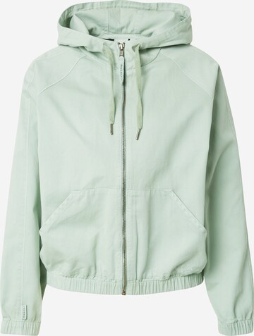 Iriedaily Between-season jacket 'Isie' in Green: front