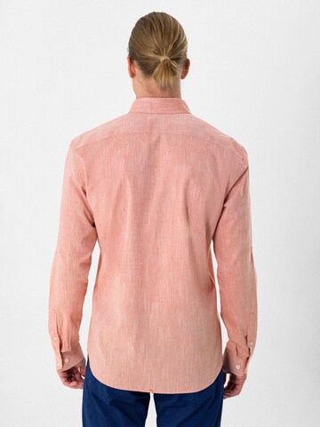 Coupe regular Chemise Moxx Paris en orange