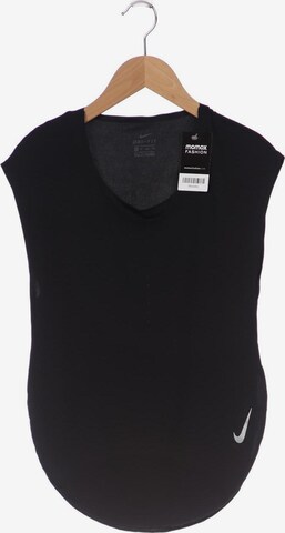 NIKE Top & Shirt in XS in Black: front