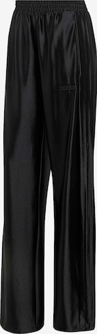 Largi Pantaloni sport de la ADIDAS SPORTSWEAR pe negru: față