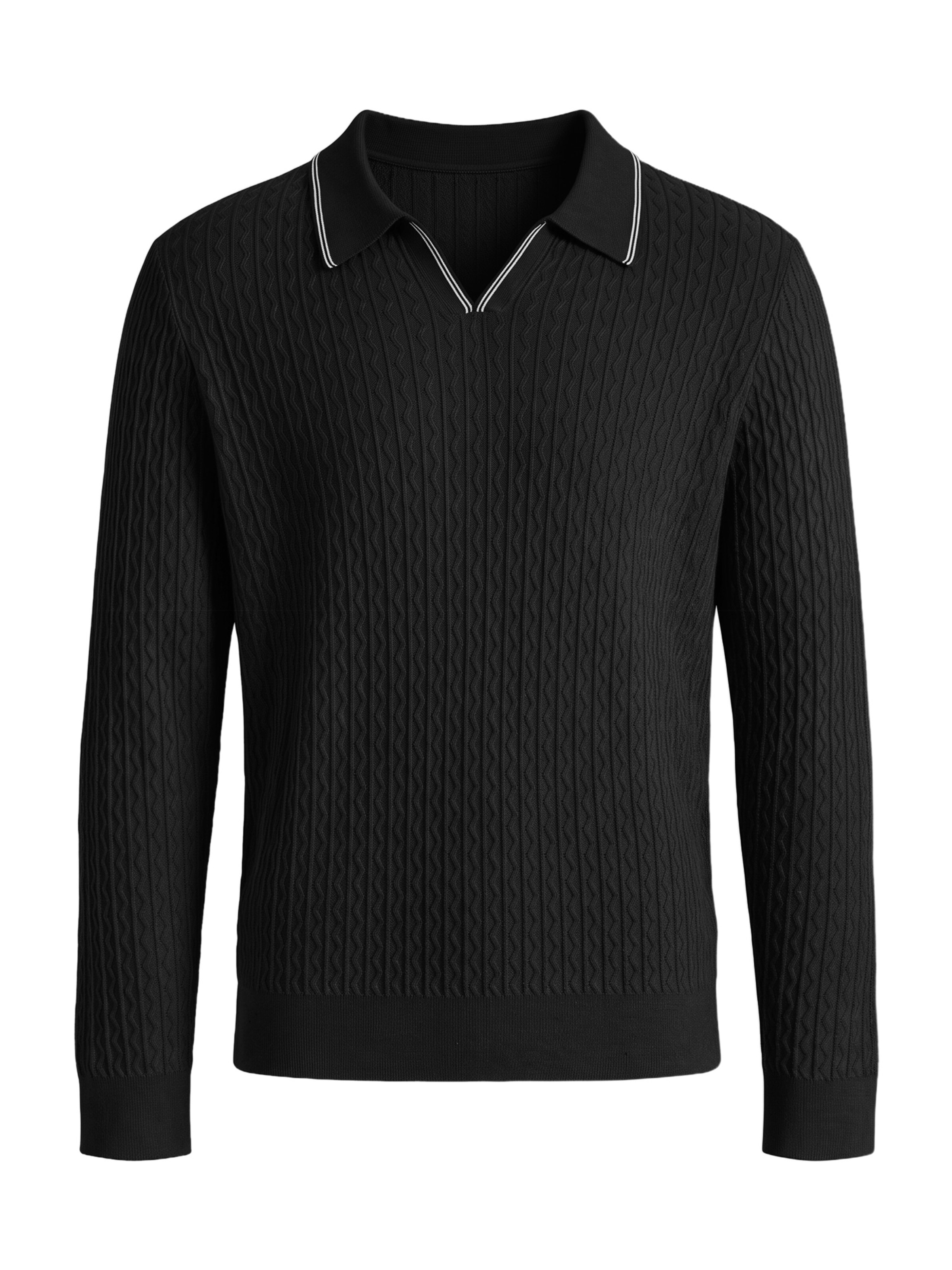 Vantory - Pullover em preto: frente