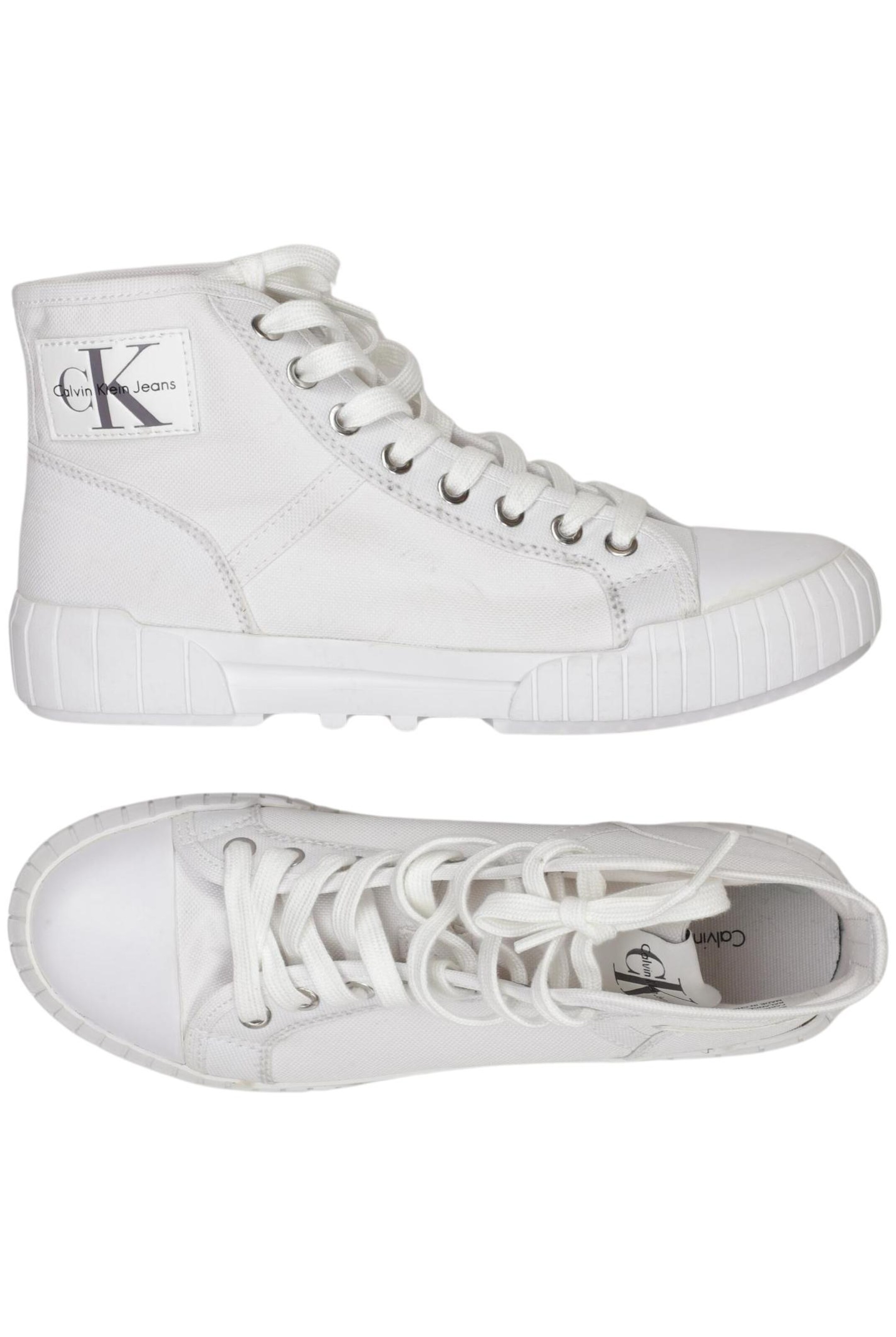 Calvin Klein Jeans Sneakers & Trainers in 37 in White: front