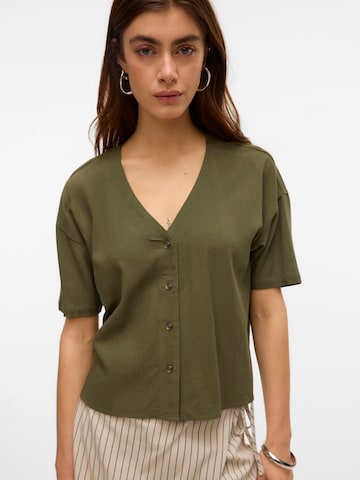 Chemisier 'VMJESMILO' VERO MODA en vert