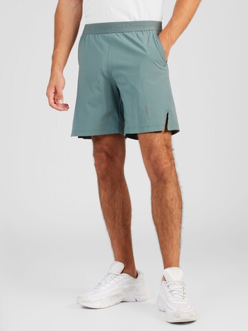 Champion Authentic Athletic Apparel Regularen Športne hlače | zelena barva: sprednja stran