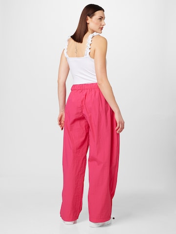 Nasty Gal Plus Wide Leg Hose in Pink