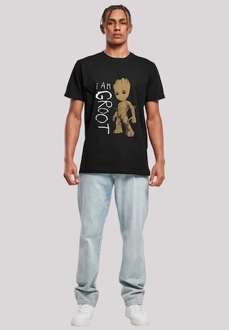 T-Shirt 'Marvel Guardians of the Galaxy I am Groot' F4NT4STIC en noir