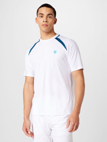 K-Swiss Performance Sportshirt 'HYPERCOURT' in Weiß: predná strana