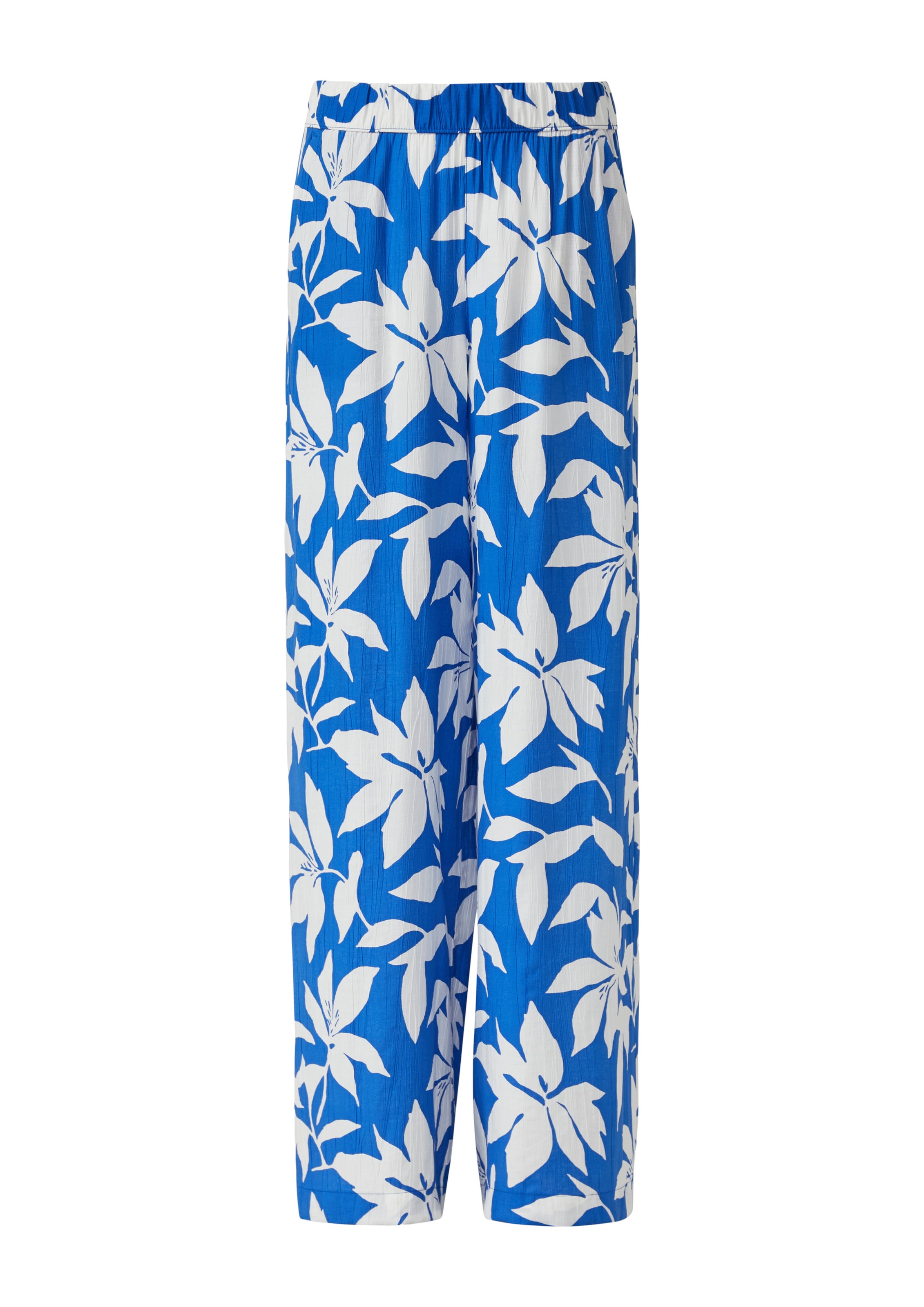 s.Oliver Wide Leg Hose in Blau: Vorderseite