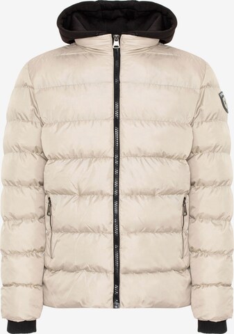 CIPO & BAXX Between-Season Jacket in Beige: front