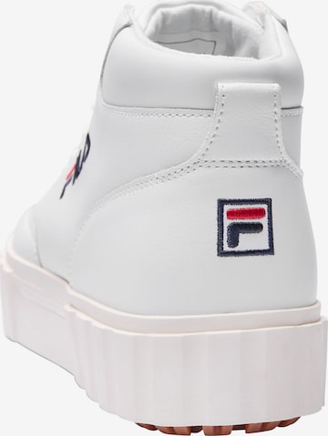 FILA - Sapatilhas altas em branco