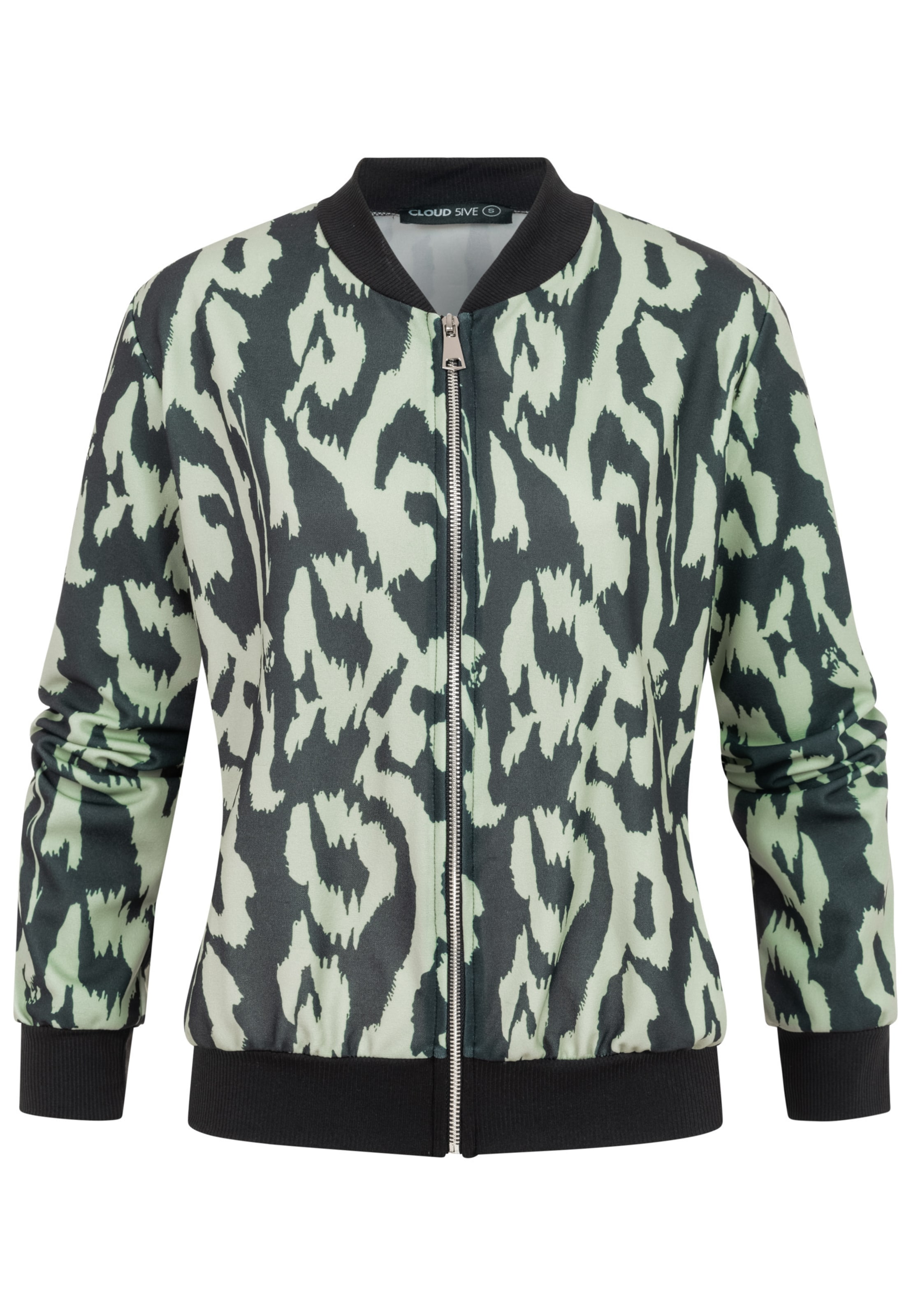 Cloud5ive Between-season jacket in Green: front