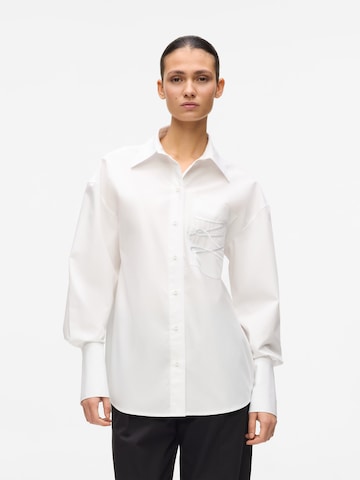 Camicia da donna 'X-Amber Valletta' di Karl Lagerfeld in bianco: frontale