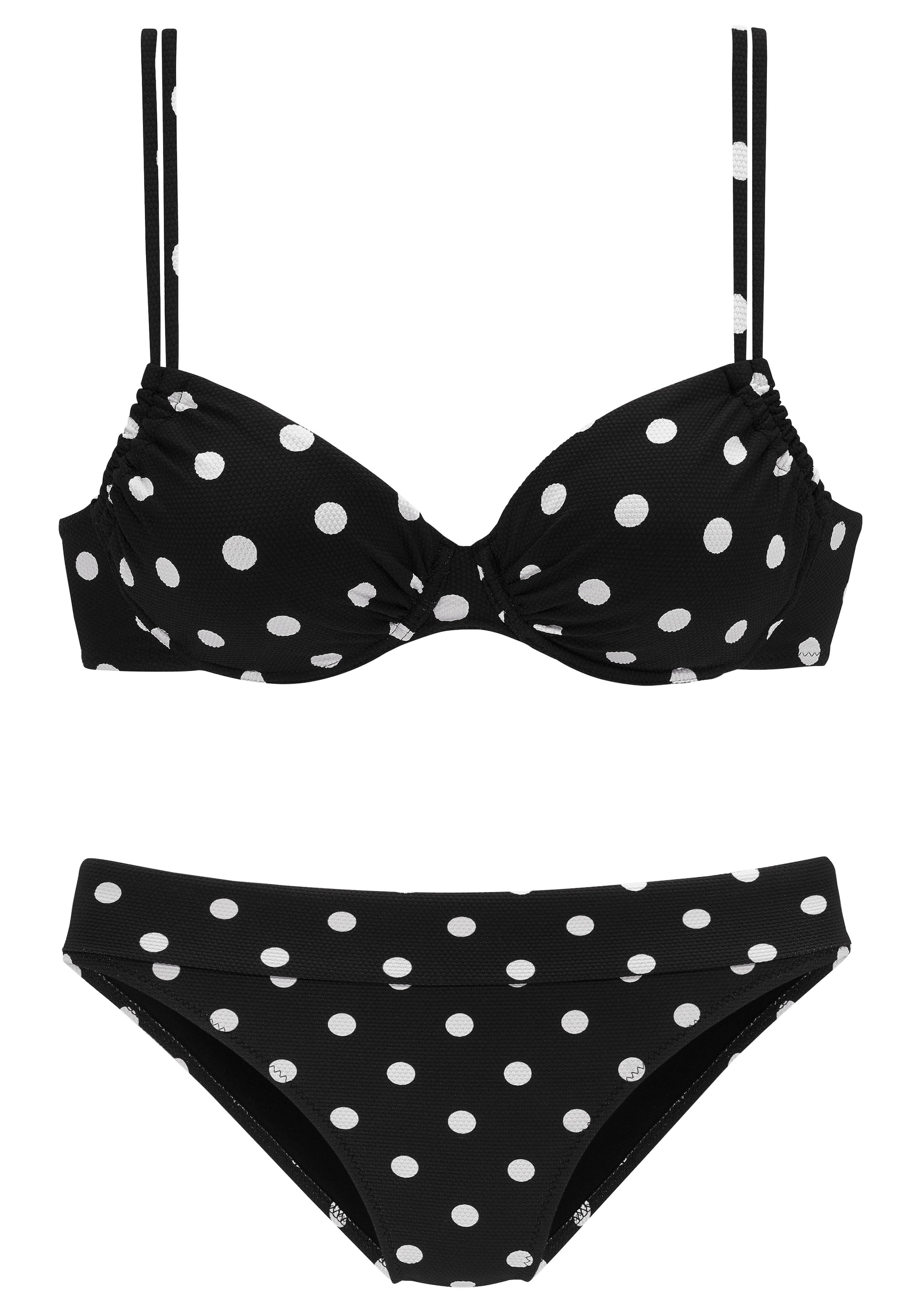 Balconette Costum de baie două piese de la LASCANA pe negru: față