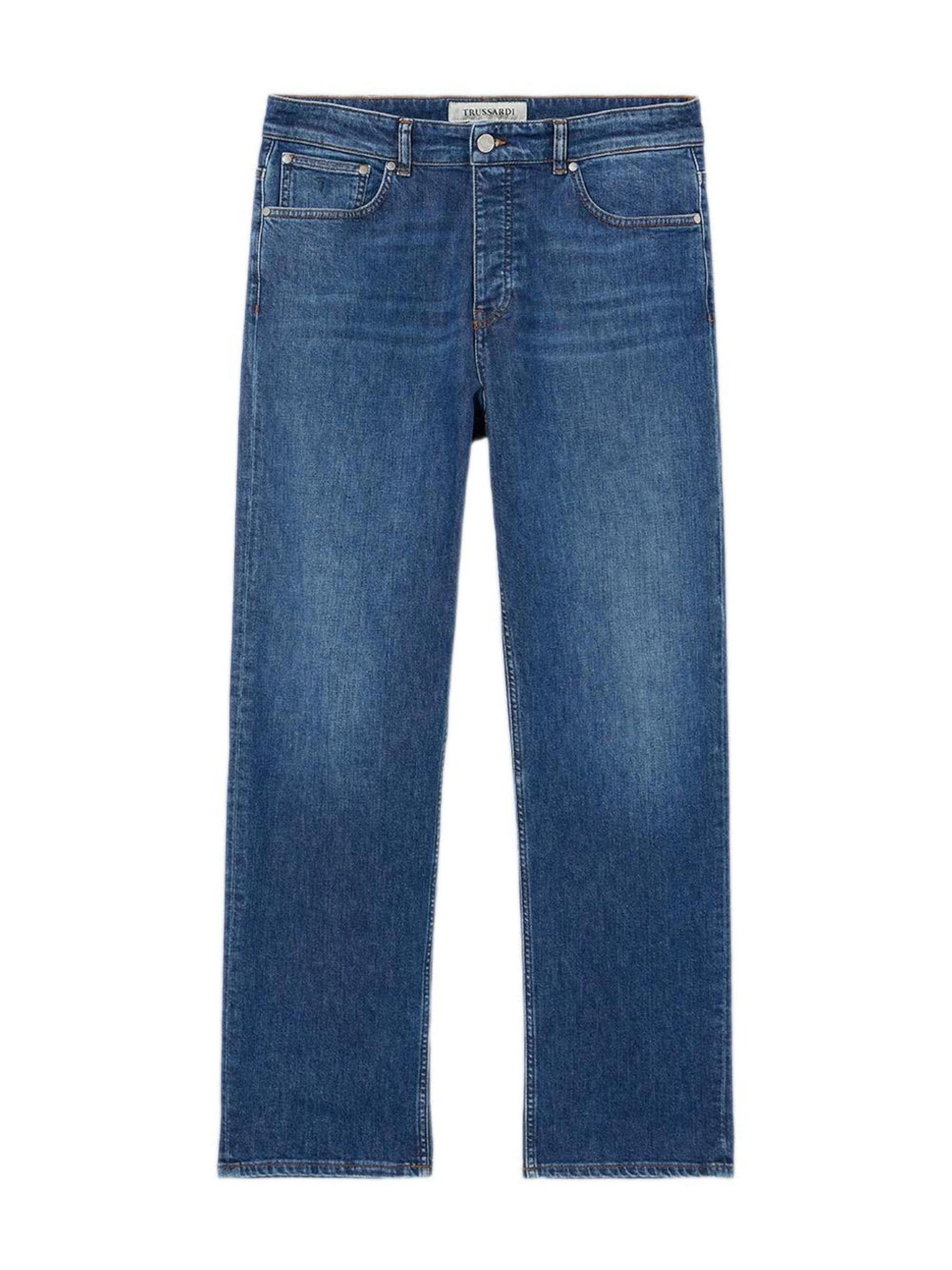 Regular Jean Trussardi en bleu : devant