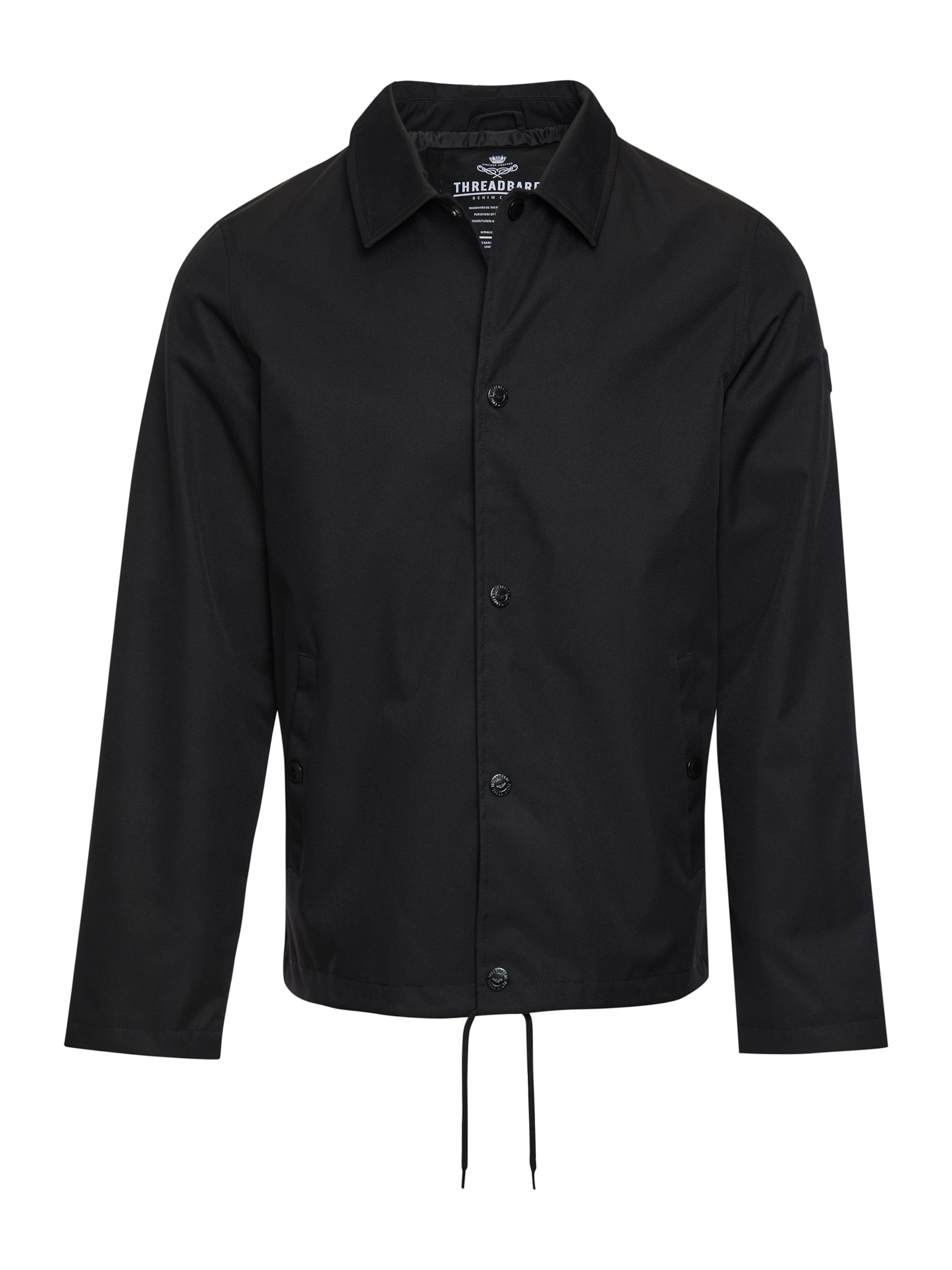 Threadbare Tussenjas in Zwart: voorkant