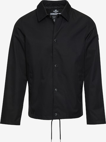 Veste mi-saison Threadbare en noir : devant