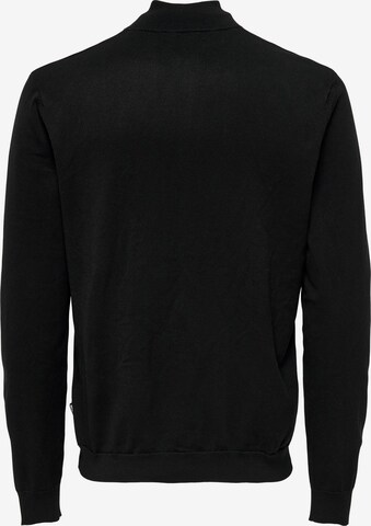 Pullover 'Wyler' di Only & Sons in nero