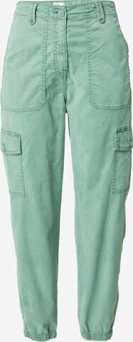 Effilé Pantalon cargo Marks & Spencer en vert : devant