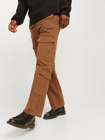 JACK & JONES Regular Cargobroek 'BILL RUSH' in Bruin