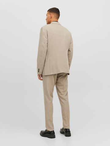 Coupe slim Veste de costume JACK & JONES en beige