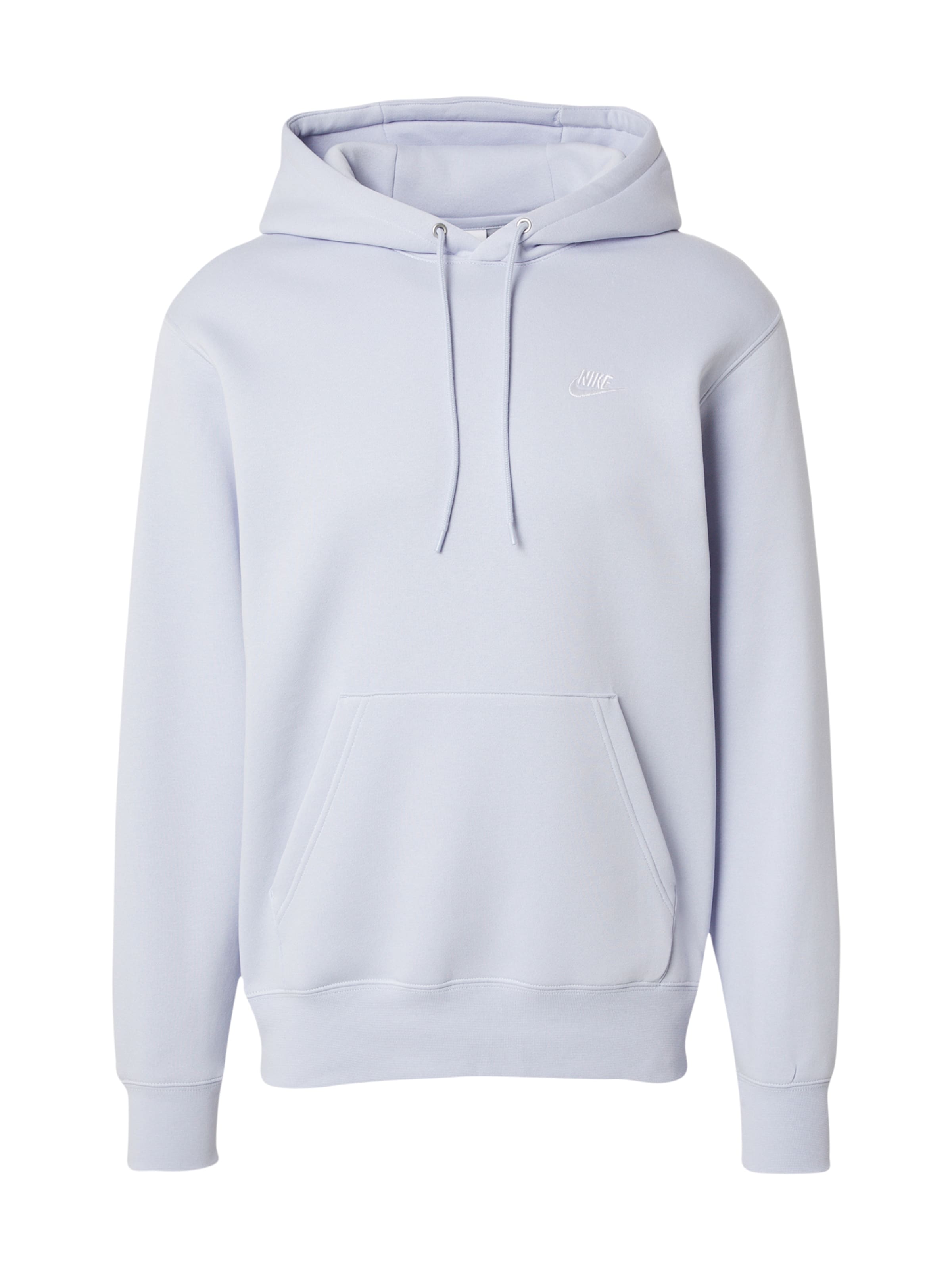 Bluză de molton 'CLUB' de la Nike Sportswear pe alb: față