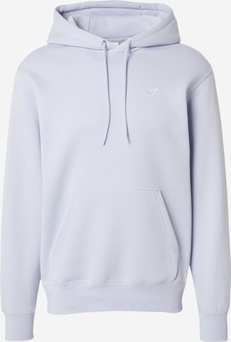 balts Nike Sportswear Sportisks džemperis 'CLUB': no priekšpuses