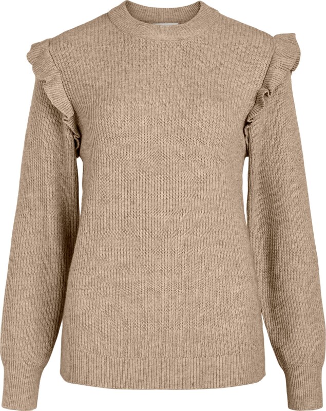 OBJECT Petite Pullover 'MALENA' in Beigemeliert CB8152 OBJECT Petite Pullover 'MALENA' in Beigemeliert CB8152