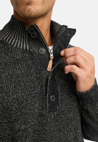 INDICODE JEANS Trui 'INRajas' in Zwart