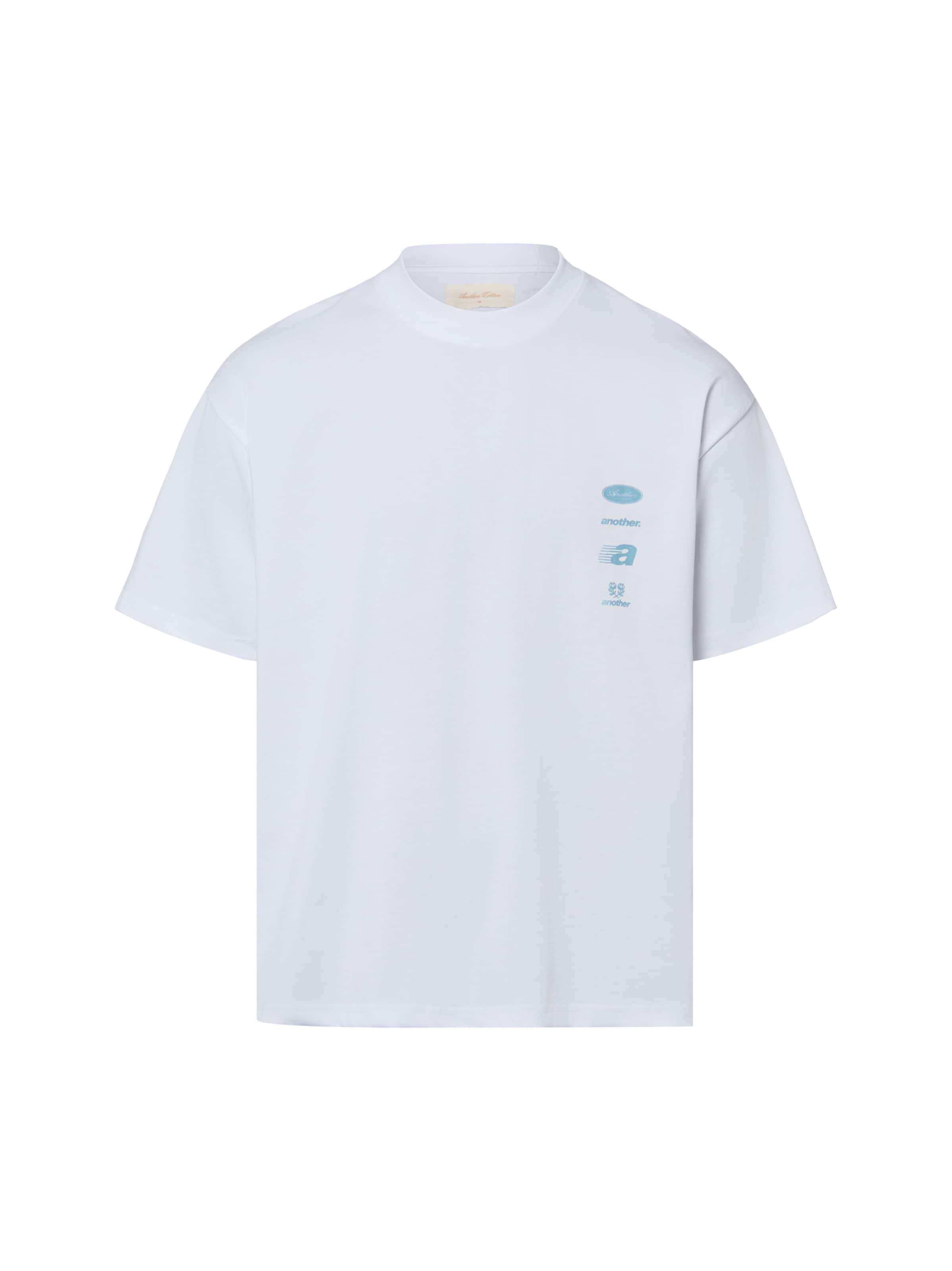 Another Cotton Lab T-Shirt 'Summer Story' in Weiß: Vorderseite